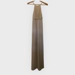 Show Me Your Mumu  Beige Amanda Sleeveless Halter Maxi Dress Size Small Photo 3