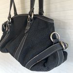The Sak  Black Knitted Baguette Purse Photo 3