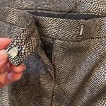 Doncaster Collection Metallic Textured Slim Ankle Pants – Size 10 Photo 2