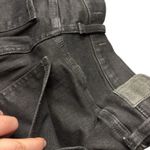 Madewell  Jeans Black Mid Rise Kick Out Flare Denim Stretch Size 31 petite Short Photo 10