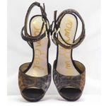 Sam Edelman Nadine Leopard cheetah print peep toe platform heels Photo 1