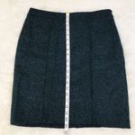 Banana Republic Wool Blend Dark Teal Pencil Skirt Above The Knee Office Size 8 Photo 12