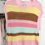 These Three Boutique Crochet Knit Top Photo 1