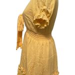 Brandy Melville Yellow Floral Flowy Mini Dress Photo 2