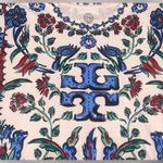 Tory Burch Porcelain Thistle T Shirt Short Sleeve Women’s Large Photo 1