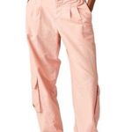 Free People Movement FP Movement Mesmerize Me Cargo Pants barrel dance low rise neon peach dance cuff Photo 10