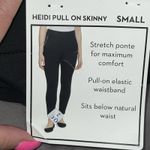 Calvin Klein Black Heidi Pull On Skinny Pants Women Size Small Ponte Knit New Photo 7