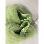 UGG NEW SZ 5 Women's Fluff Yeah Slide Shearling Fur 1095119 in Apple Sandal logo Photo 7