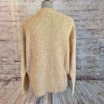 Lush Clothing Lush Womens Taupe Long Sleeve Open Knit Acrylic Cotton Pullover Sweater Medium Photo 4