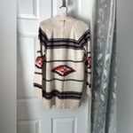 Olive & Oak  cotton blend boho Patterned  sweater knit Cardigan women size XL Photo 7