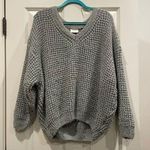 Allie Rose Olive Green Slouchy Sweater Photo 0