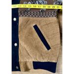 Vintage Leather Bomber Jacket L Western Horse Rider Sherpa Collar Wool Coat Black Size L Photo 7