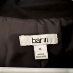 Bar III Cropped Black Blazer Photo 4