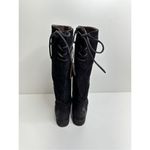 Born Hayden Boots Womens 6.5 Black Suede Distressed Knee High NWT Black Photo 5