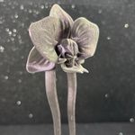 Handmade Skull Orchid Hair Pin – Gothic Floral 3D Printed Hair Accessory 🌸💀 Photo 2