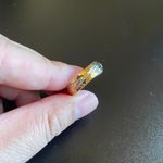 Golden X Infinity Promise Ring Gold Photo 5