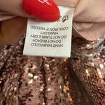 Lovers + Friends  Knoll Mini Dress Rose Pink Sequins Strapless Bodycon Size S NWT Photo 3