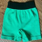 Free People FP Movement Fresh Cut Green Athletic Ribbed Shorts Size XS/S Photo 1