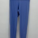 Beach Riot Blue Pearl Embellished Athletic Leggings Fitted Size Large Photo 0