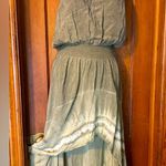 Storia  strapless tie dye dress short front, long back Photo 0