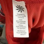 Athleta Whatever Mini Skirt Skort Women 2 Red Space Dye Swift Zip Running Tennis Photo 4