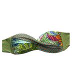 Trina Turk  Size 6 Multicolor Geometric Print Twist Front Bikini‎ Top Swimwear Photo 2