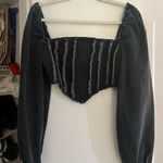 Nasty Gal Denim Corset Top Photo 0