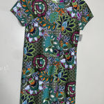 Jude Connally Red Blue Floral Lightweight Jude Cloth Ella Dress Size Small Photo 0