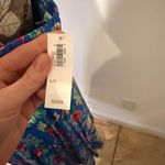 Old Navy NWT  large Floral Blue Dress Photo 4