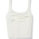 American Eagle  Cinch Front Sweetheart Crop Tank Top Photo 0