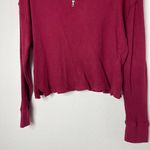 Universal Threads Red Quarter Zip Top Photo 2