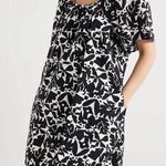 Free Assembly Women's Square Neck Print Mini Dress with Short Sleeves Photo 0