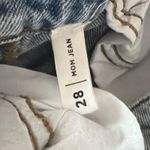 PacSun Jeans Womens 4 28" Blue Light Wash Mom Distressed Destroyed Busted Knees Photo 4