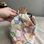 Coach 👜 Scribble Signature Multicolor Shoulder Bag & Wallet Set Photo 6