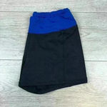 Body Central  Blue & Black Spandex Shorts Size M Photo 2