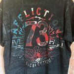 Affliction  Black Burnout Live Fast Eagle Graphic T Shirt Photo 9