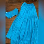 Princess Polly  Allie Set Blue Women’s 2 Tube Top and Maxi Skirt Bright Blue Photo 2