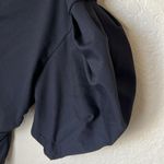 Free People  something bout you black puffed one shoulder bodysuit Photo 4