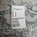 American Eagle Gray & Cream Mesh Bodycon Modi Skirt Size Medium Photo 6