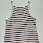 Madewell Apron Sweater Tank in Stripe -Size XL Photo 3