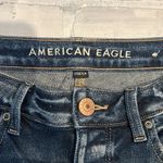 American Eagle  Tomgirl dark wash distressed ripped jeans Photo 4