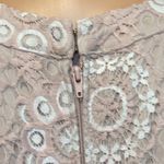 City Triangles Juniors size 15 blush Pink & Ivory lace halter dress Formal NWT Photo 8