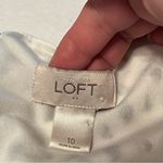 Loft Ann Taylor Outlet Womens Size 10 Black White Sleeveless Dress Preppy FLAWED Photo 1