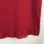 EXPRESS Red Lace Trimmed Skirt Photo 1