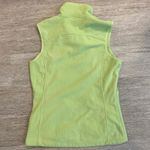 Women’s REI Fleece Full Zip Vest Lime Green Size XS Photo 3