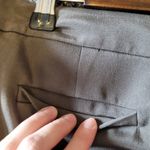 Eileen Fisher  GRAY BROWN SILK BLEND DRESS TROUSER PANTS 8 Photo 9