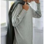 Anthropologie Maeve By  Green Cowl Neck High Low Tunic Sweater Large Photo 2