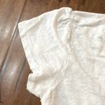 Sanctuary  White Linen V-Neck Short Sleeve Top Photo 4