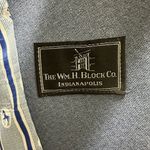 Vintage Classic Johnny Carson Lined Trench Coat Men's Size 36 R Blue Photo 11