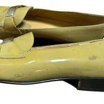 Lauren Ralph Lauren Yellow Patent Leather Loafers Womens 7.5B RL Logo Classic Size 7.5 Photo 7